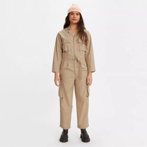 Levi’s  Loose Brown Tan Jumpsuit  Size S